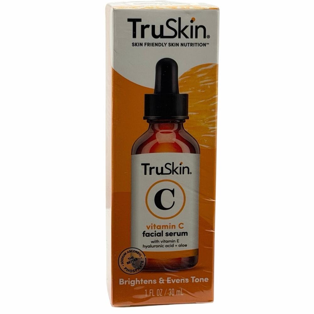 TruSkin Vitamin C Facial Serum Brightening Anti-Aging Face Serum 1 oz Skincare